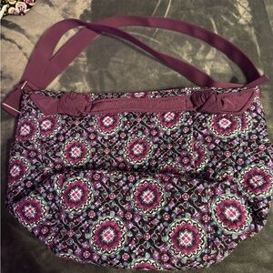 Vera Bradley Crossbody Lilac Medallion Handbag Retired Hadley On the Go Shoulder
